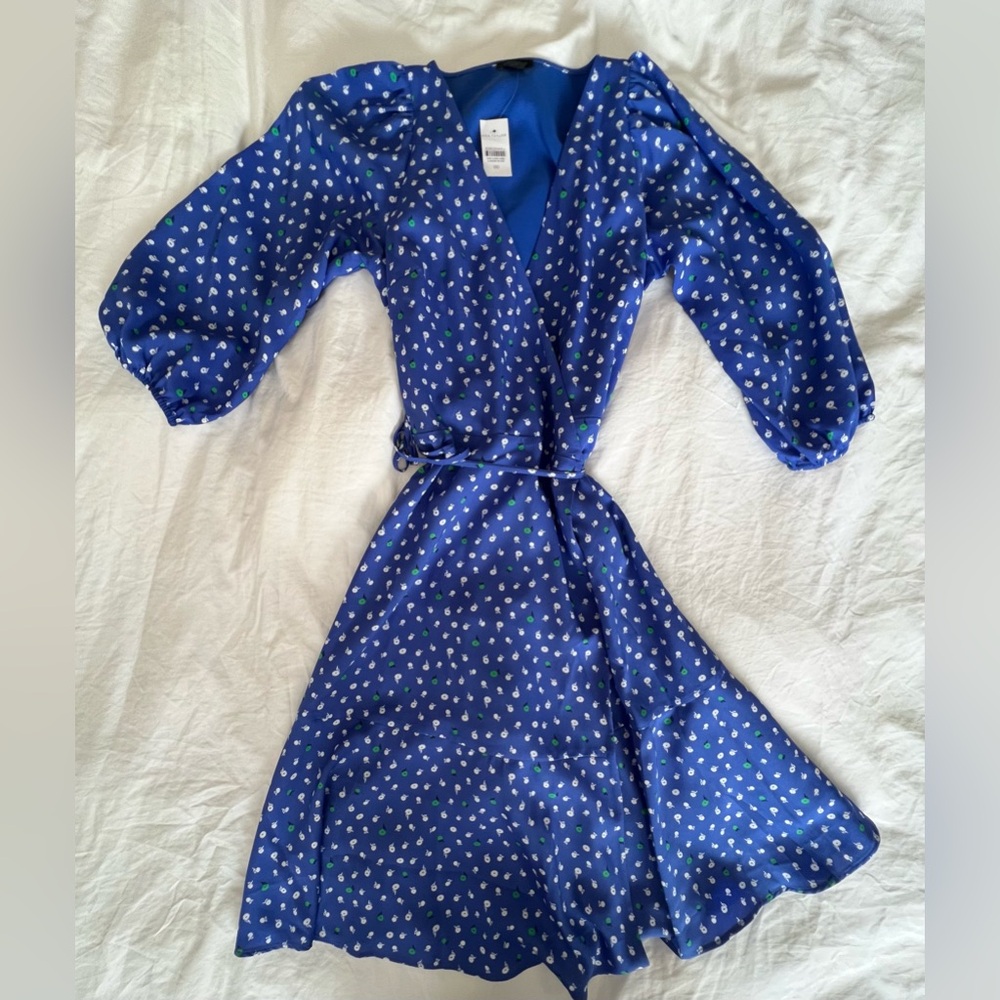Ann Taylor Floral Wrap Dress-Size 00